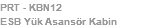 PRT - KBN12 ESB Yük Asansör Kabin